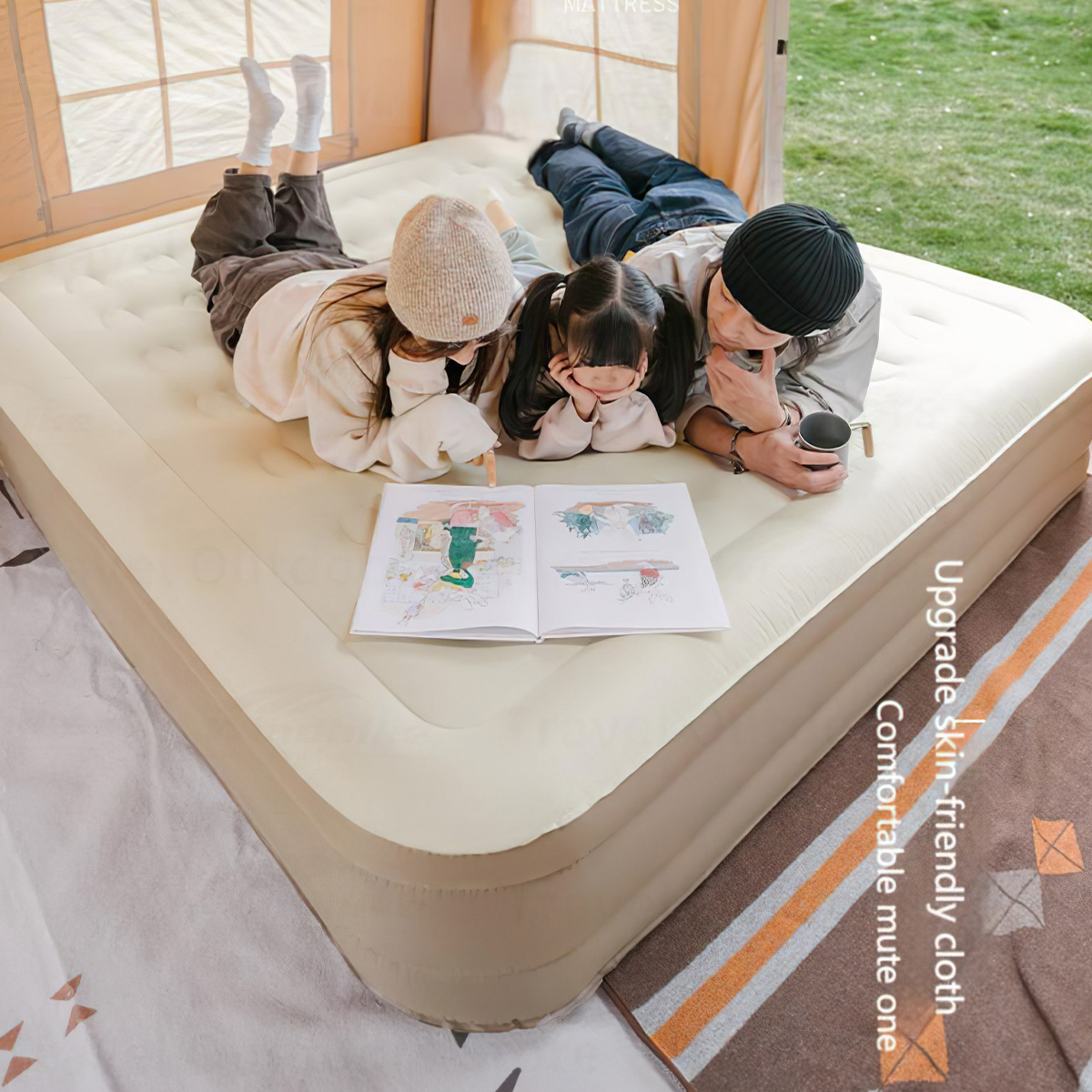 Naturehike CNH22DZ015 Nệm Bơm Hơi C20 Tích Hợp Máy Bơm C20 inflatable mattress built-in pump