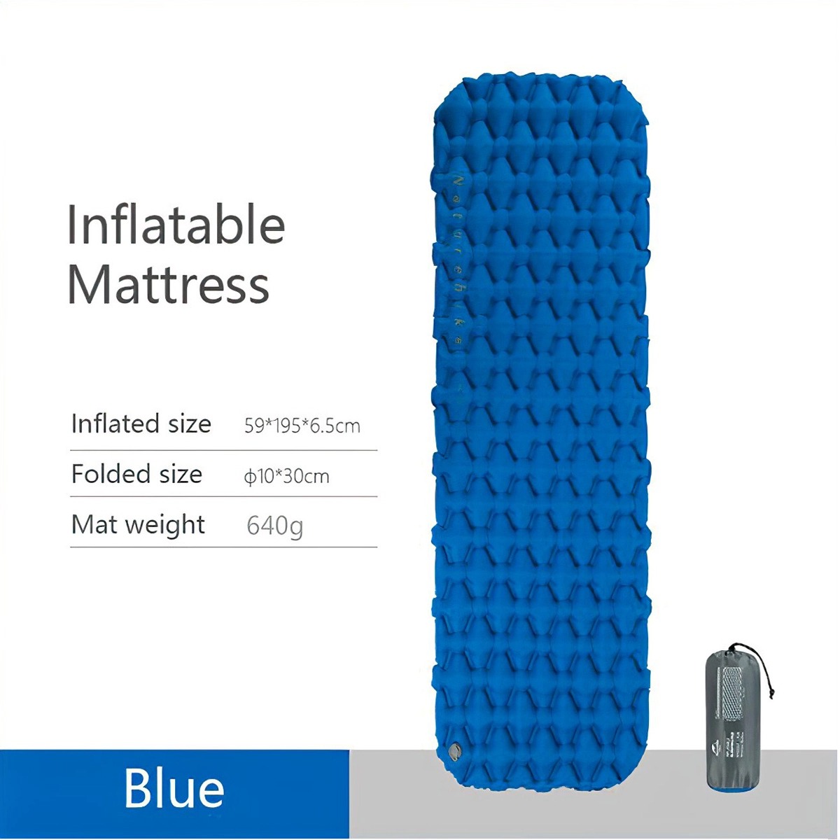 Nệm hơi đơn FC-10 single sleeping pad NH19Z032-P và NH19Z001-P/ túi hơi NH19Q033-D