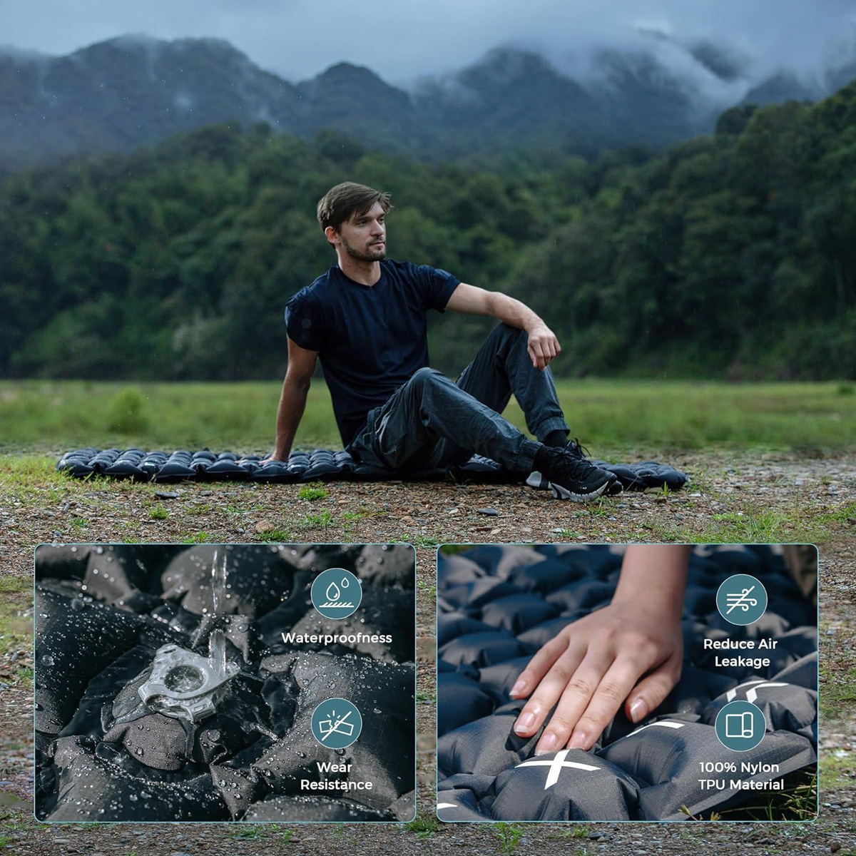 Flextail ZERO MATTRESS Nệm Hơi Đơn - Lightweight Inflatable Sleeping Pad Air Mattress