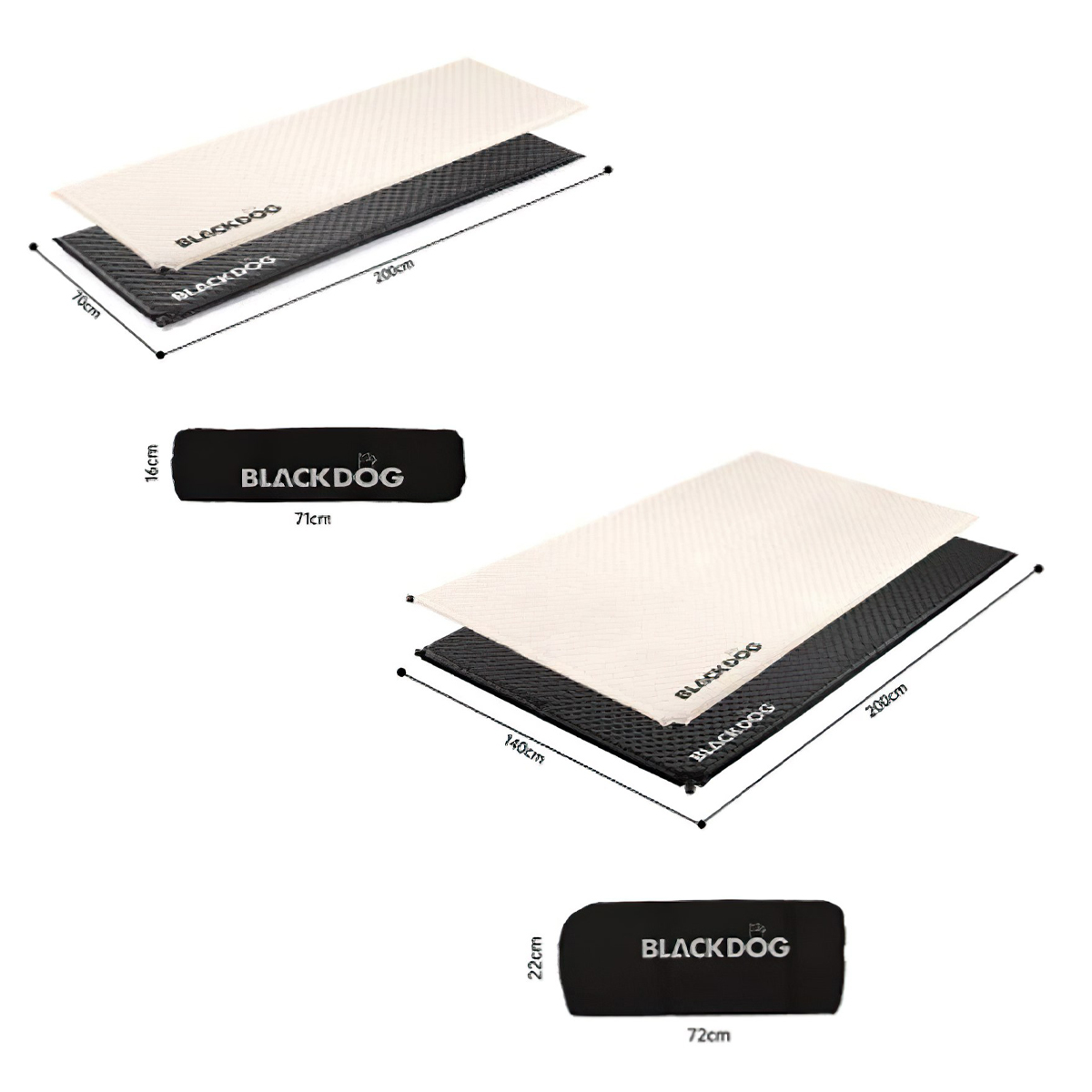 Nệm Hơi Tự Bơm Cắm Trại Blackdog