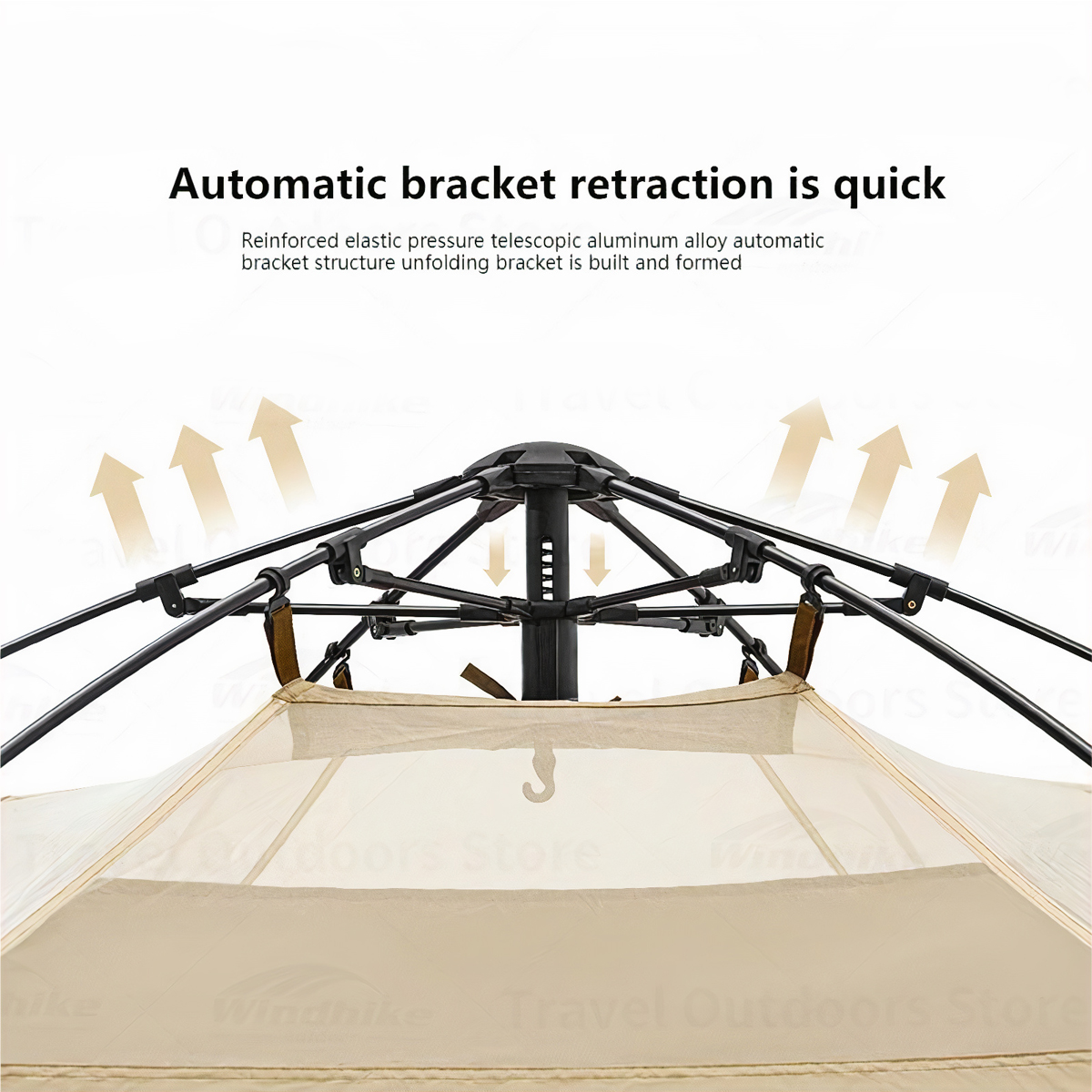 Naturehike Lều Vệ Sinh Cắm Trại 2 Khoang Glamping