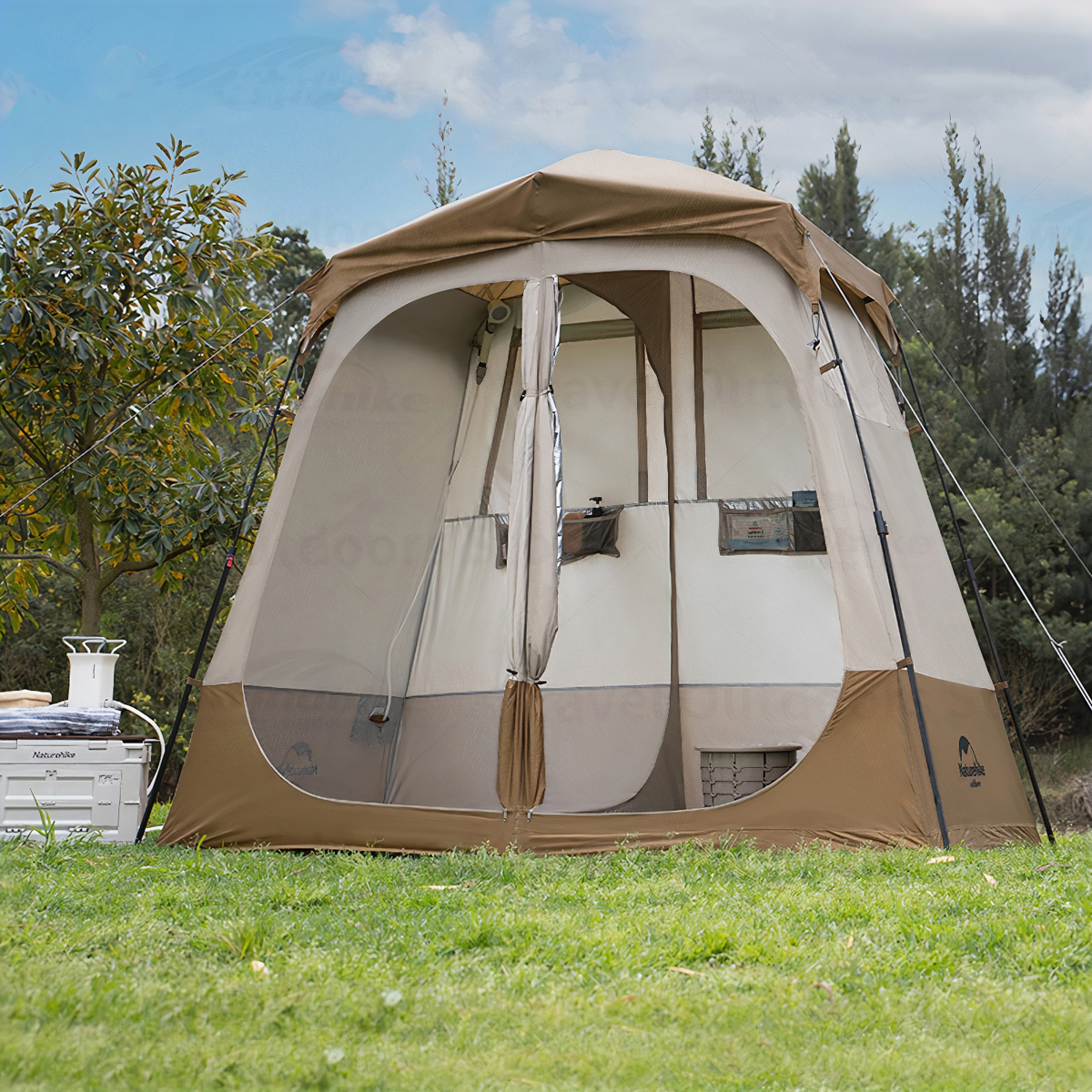 Naturehike Lều Vệ Sinh Cắm Trại 2 Khoang Glamping