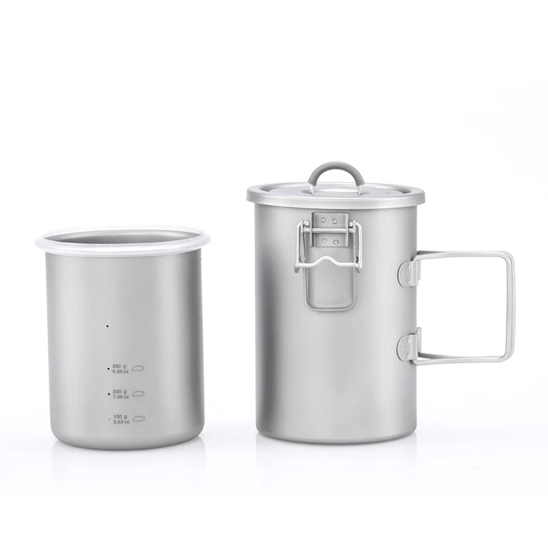 Keith Nồi Áp Suất Titanium Multi-function Cooker tháo rời thân nồi có vạch chia và nắp