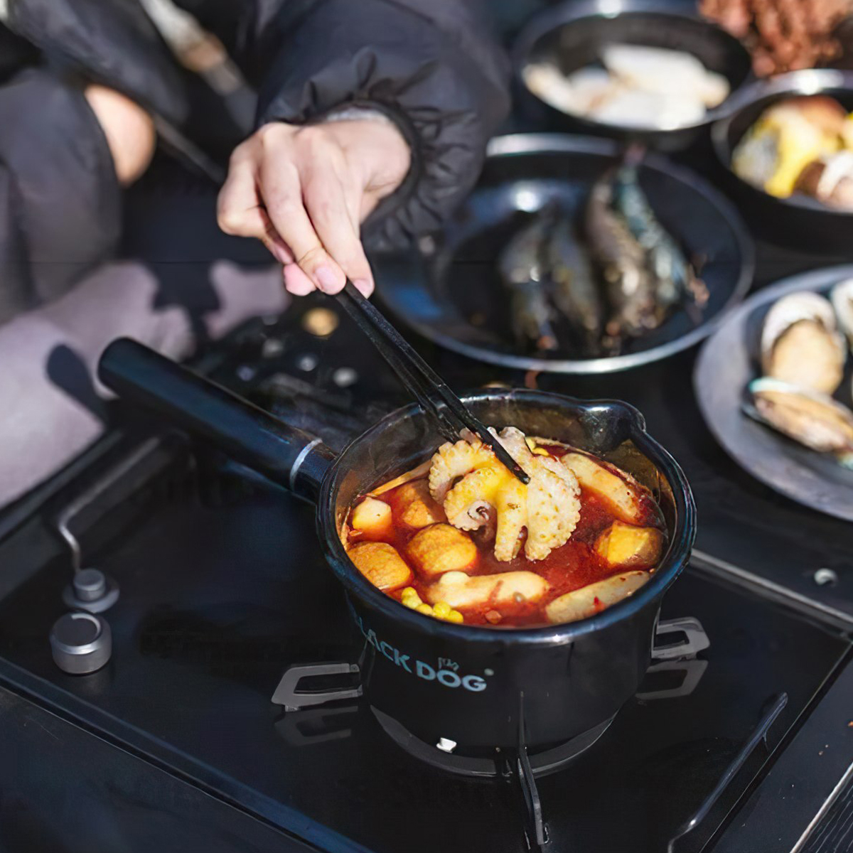 Blackdog BD-YC010 Nồi Tráng Men Cho 1-2 Người Cắm Trại