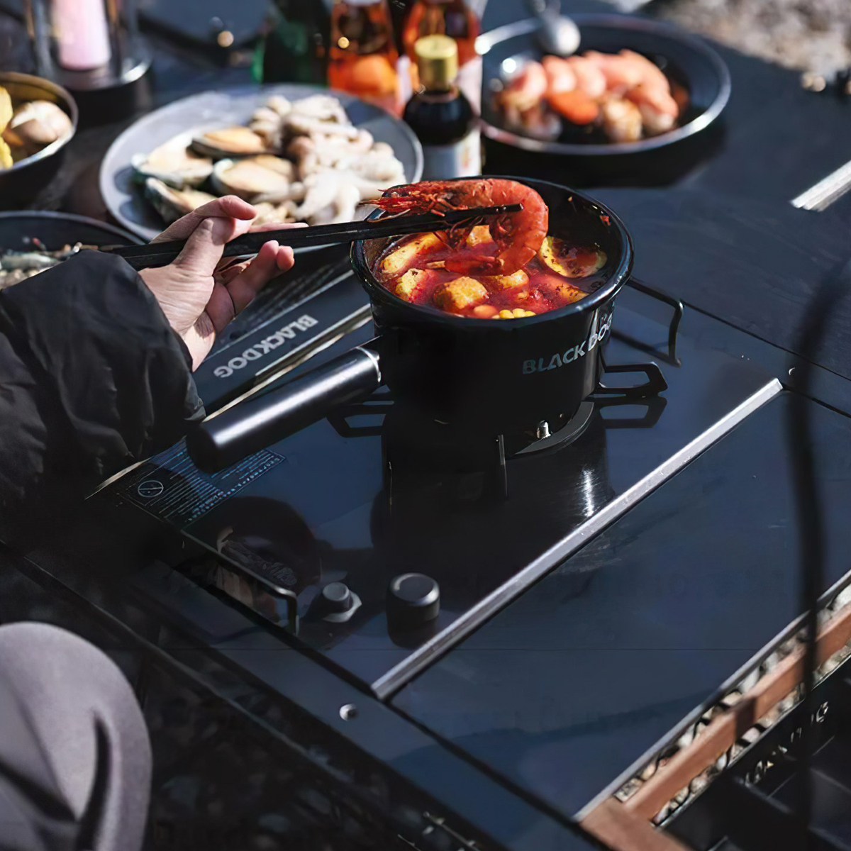 Blackdog BD-YC010 Nồi Tráng Men Cho 1-2 Người Cắm Trại
