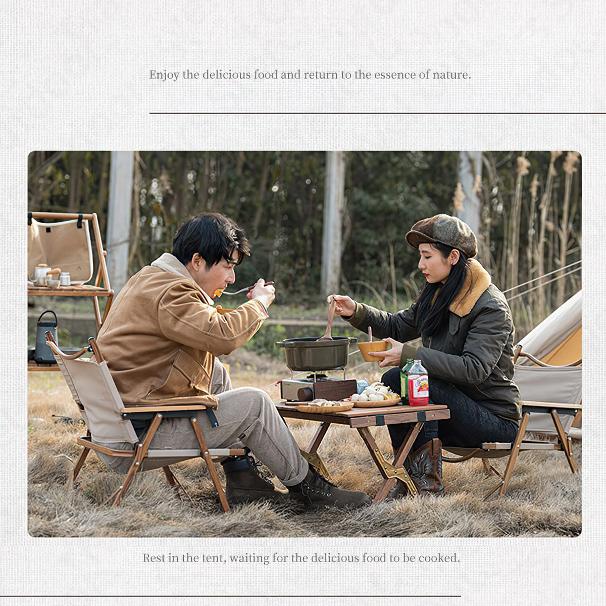 Naturehike Nồi Gang Tráng Men Cắm Trại Dã Ngoại