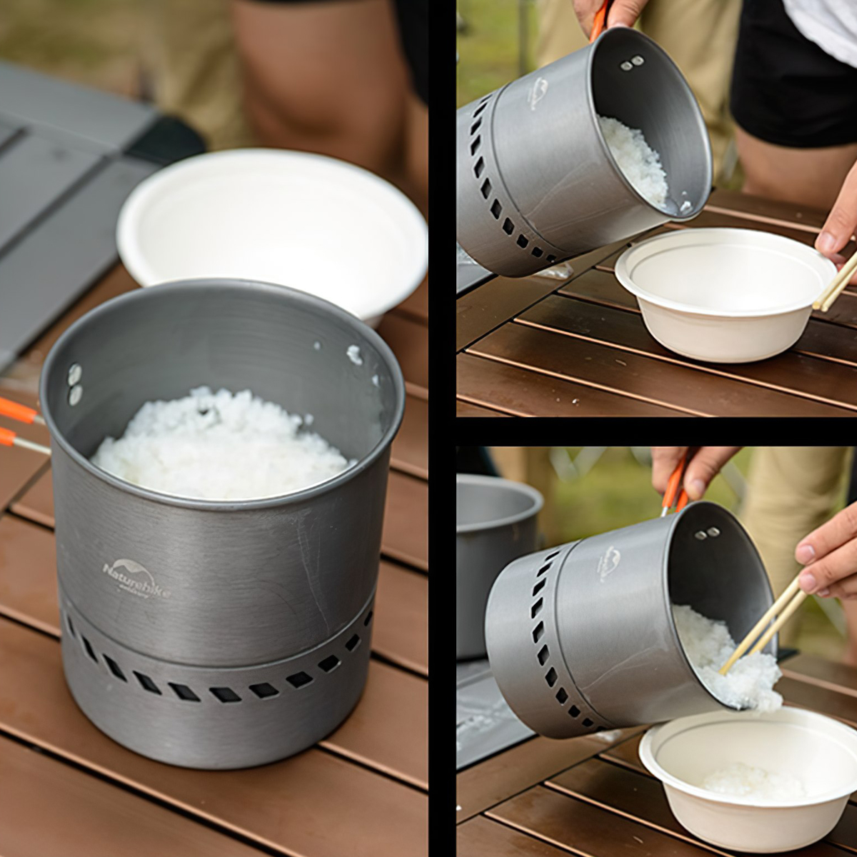 Naturehike Nồi Nấu Cắm Trại Tiết Kiệm Nhiên Liệu Camping Energy Saving Pot