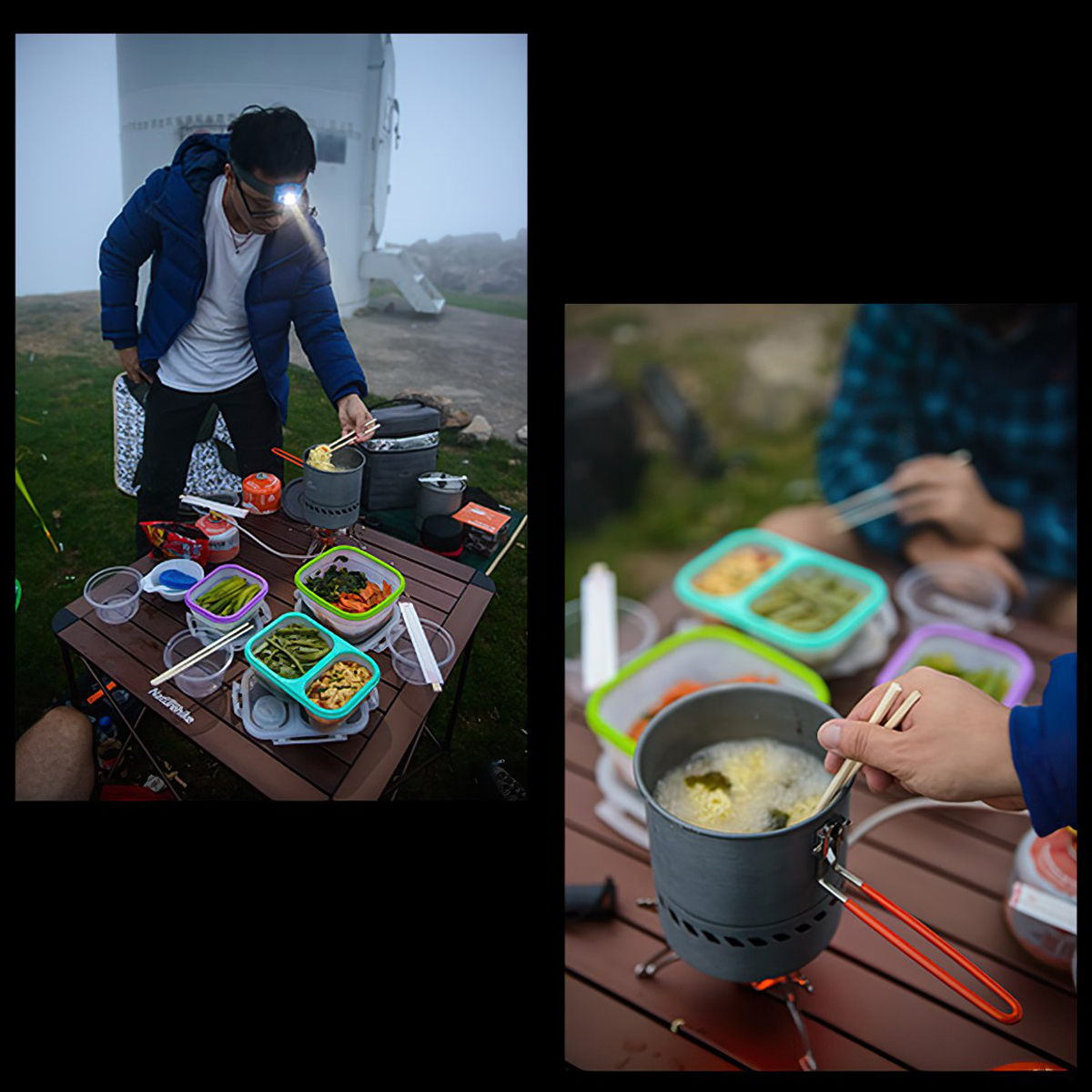 Naturehike Nồi Nấu Cắm Trại Tiết Kiệm Nhiên Liệu Camping Energy Saving Pot