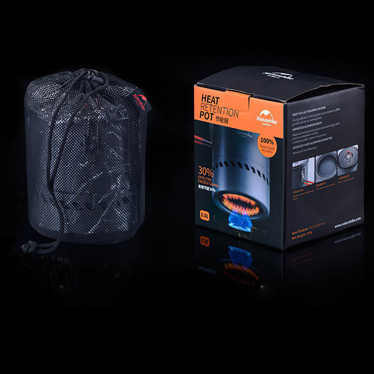 Naturehike Nồi Nấu Cắm Trại Tiết Kiệm Nhiên Liệu Camping Energy Saving Pot