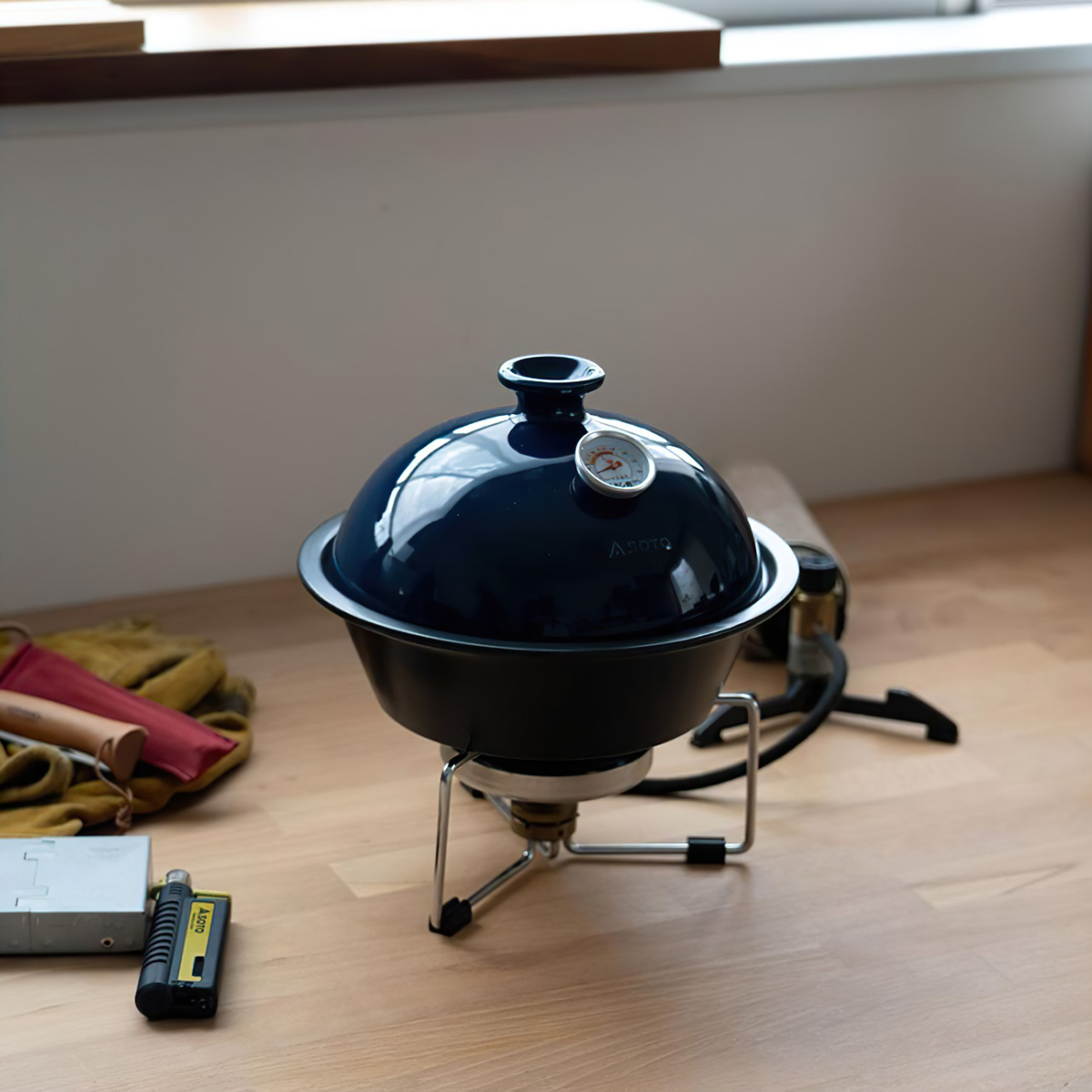 Nồi Sứ Nướng Cắm Trại Du Lịch Soto Smoke Pot Coro