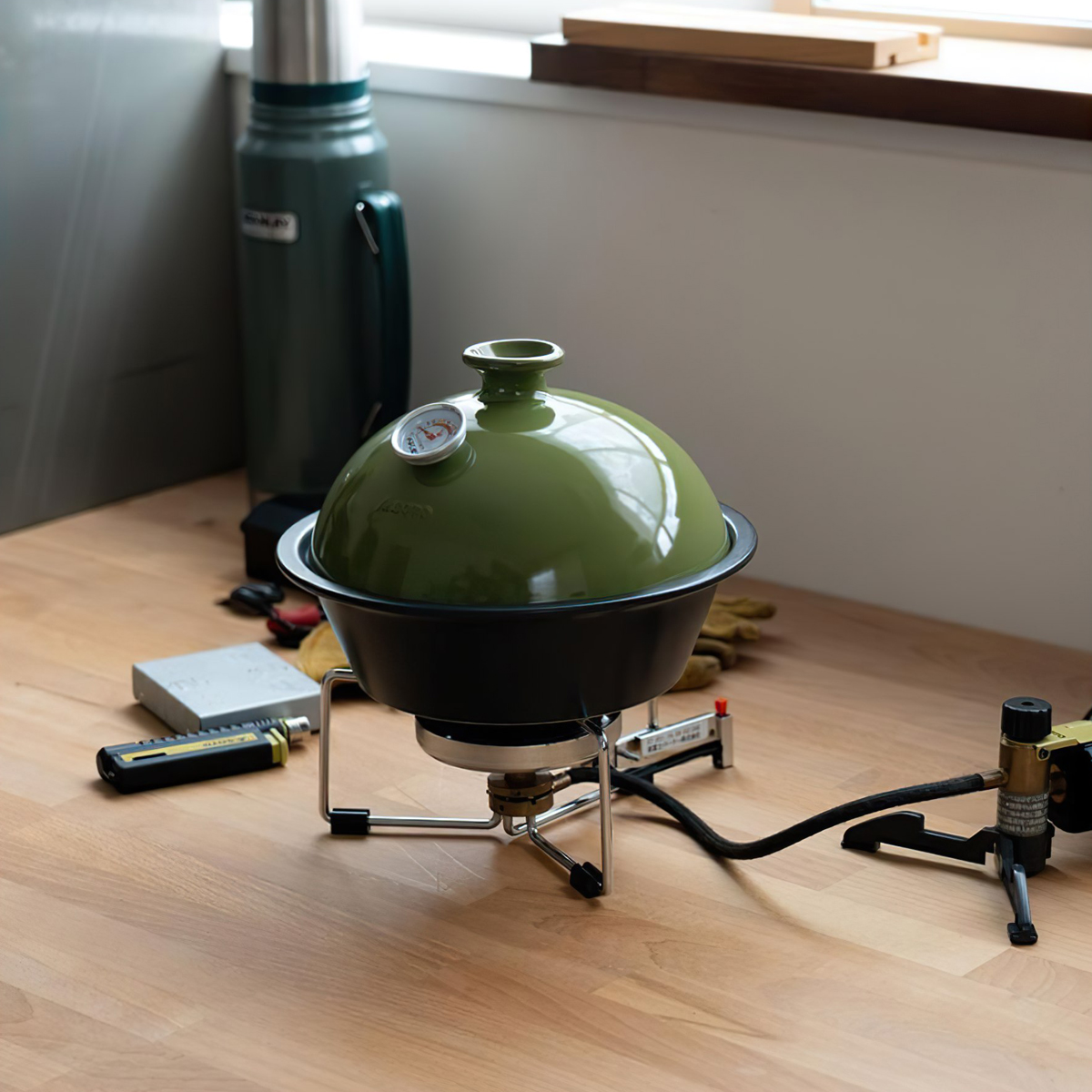 Nồi Sứ Nướng Cắm Trại Du Lịch Soto Smoke Pot Coro