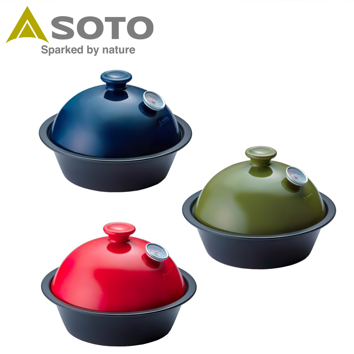 Nồi Sứ Nướng Cắm Trại Du Lịch Soto Smoke Pot Coro