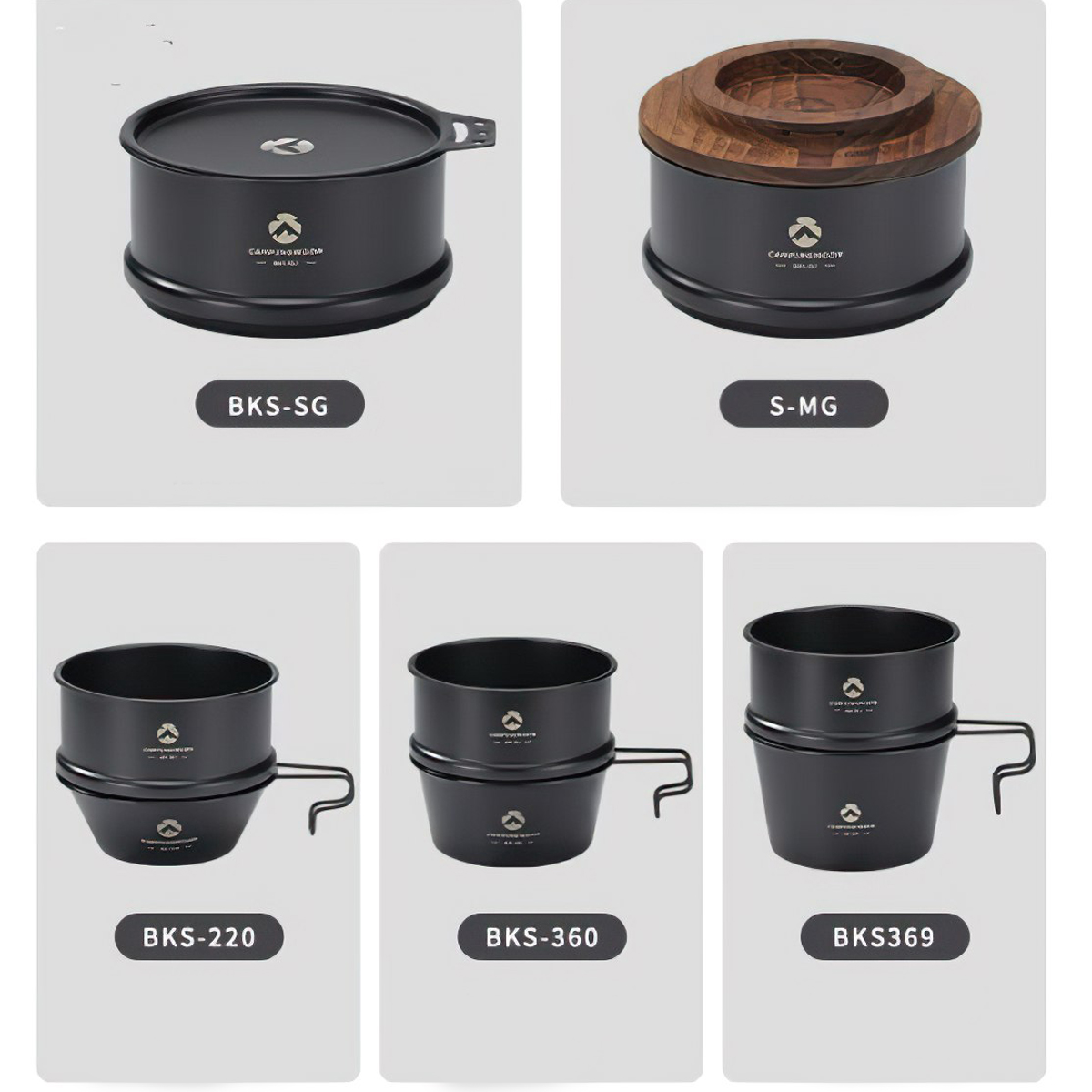 Nồi/ Xửng Hấp Cắm Trại Sierra Mini Campingmoon Bks-362