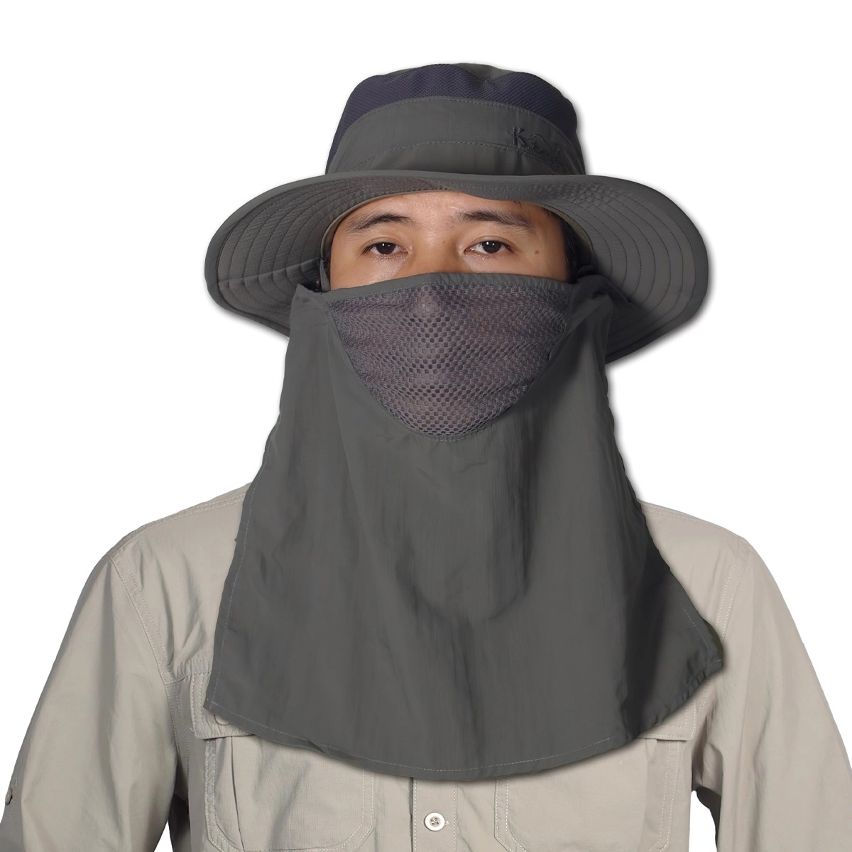 Ktom Nón Tai Bèo Chống Nắng Cắm Trại (Kèm Khẩu Trang)