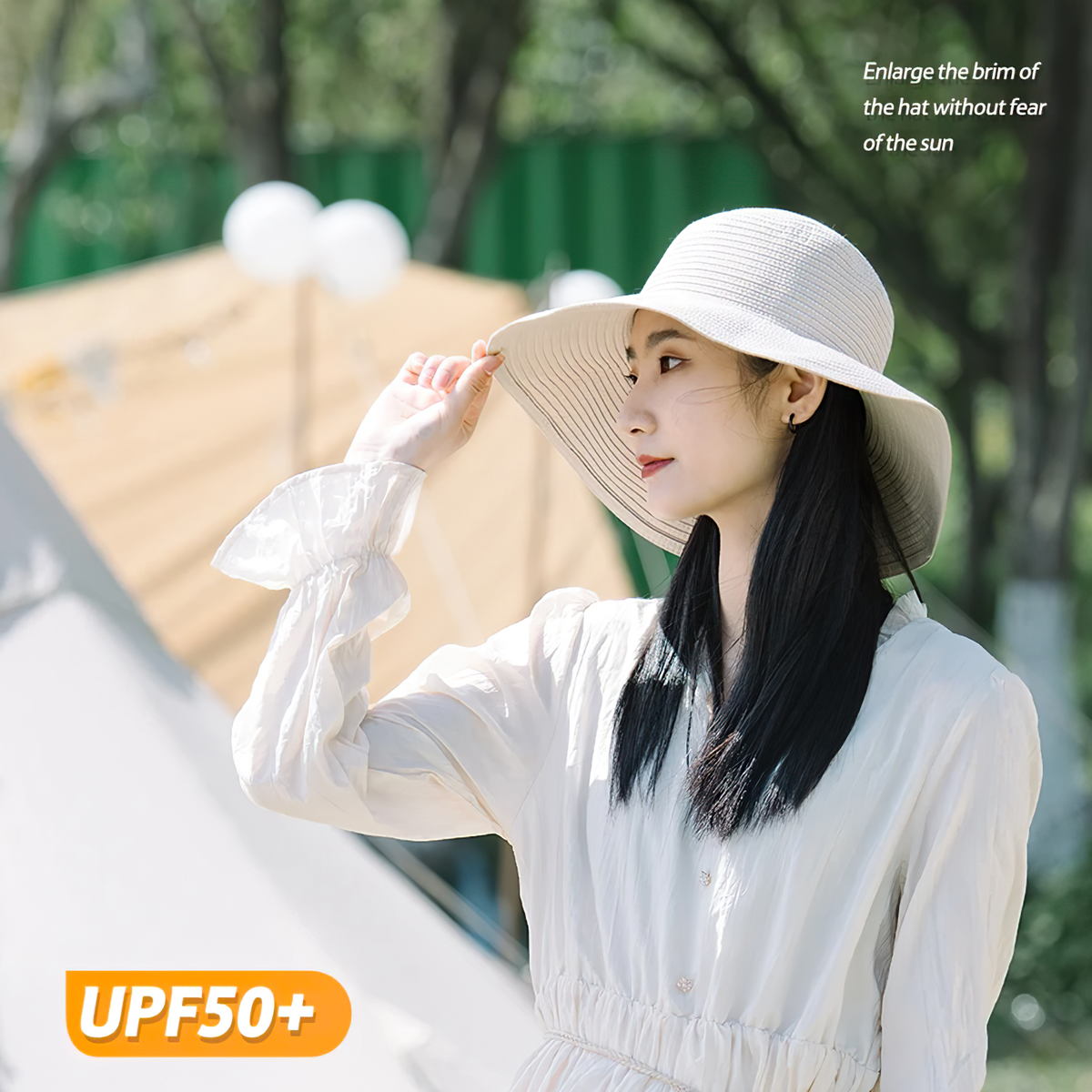 Nón Tai Bèo Rộng Vành Cắm Trại Naturehike NH21FS537