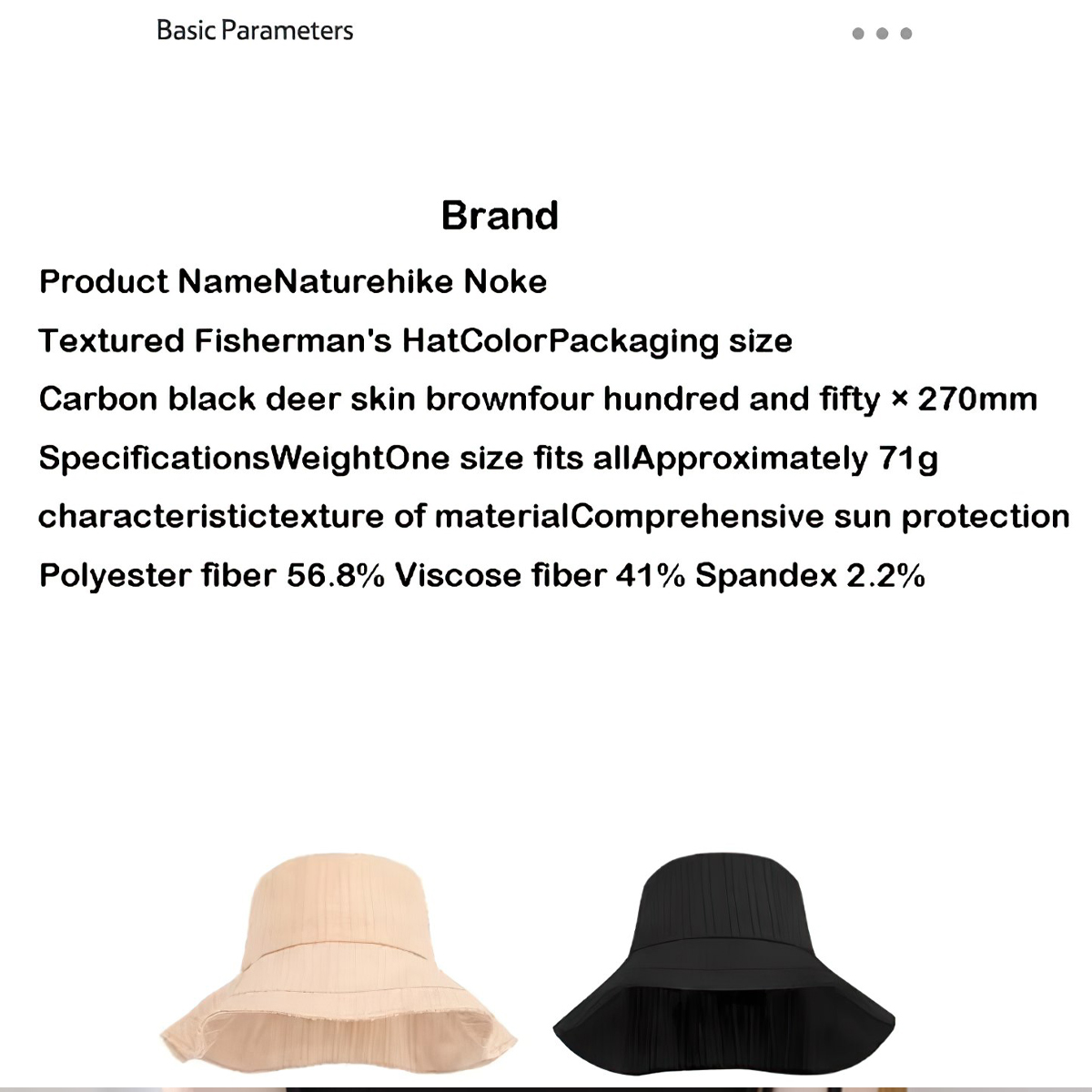 Naturehike Nón Tai Bèo Rộng vành Cắm Trại NH21FS536