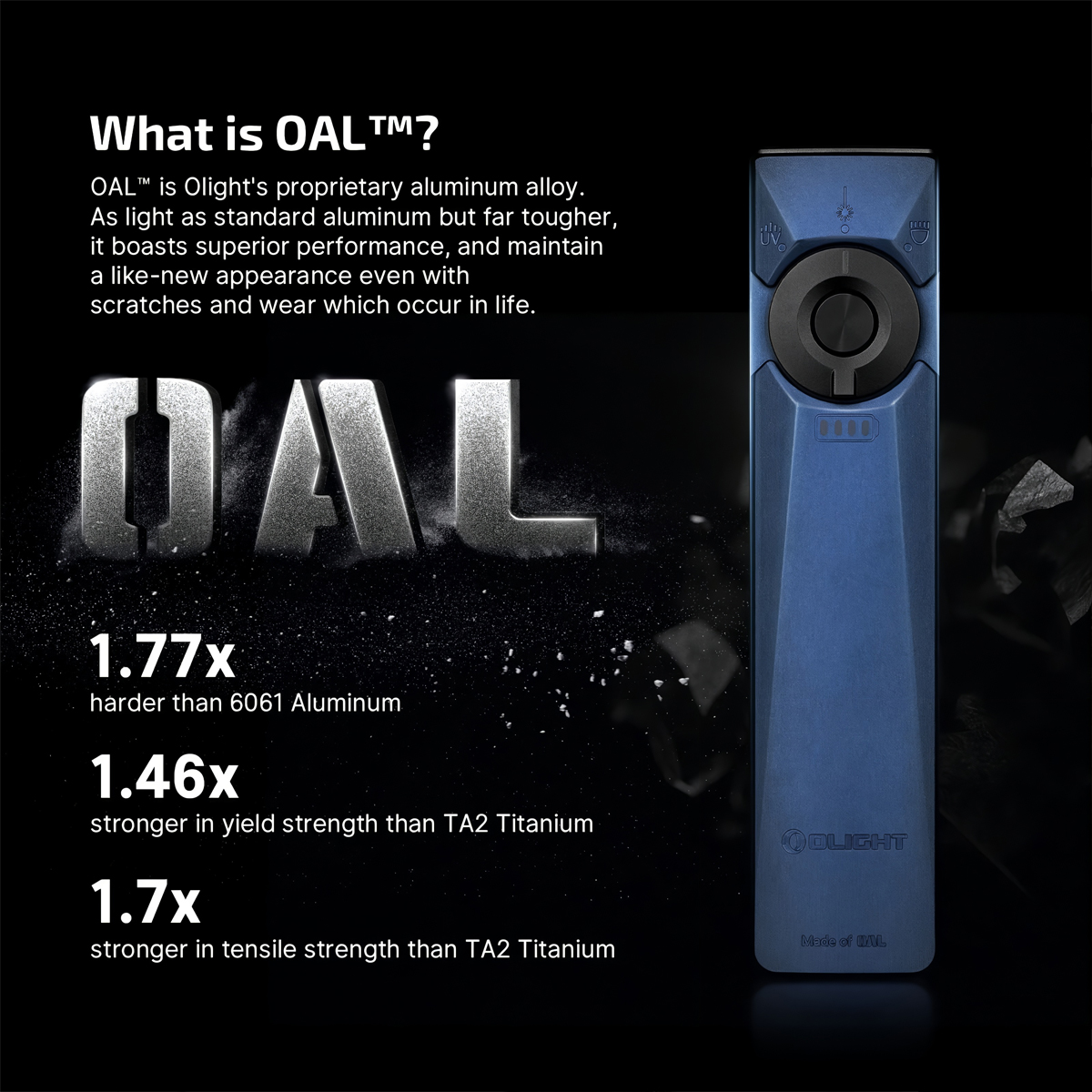 Olight Đèn Pin Bỏ Túi 3 Trong 1 Arkfeld Ultra O-aluminum Exclusive Material