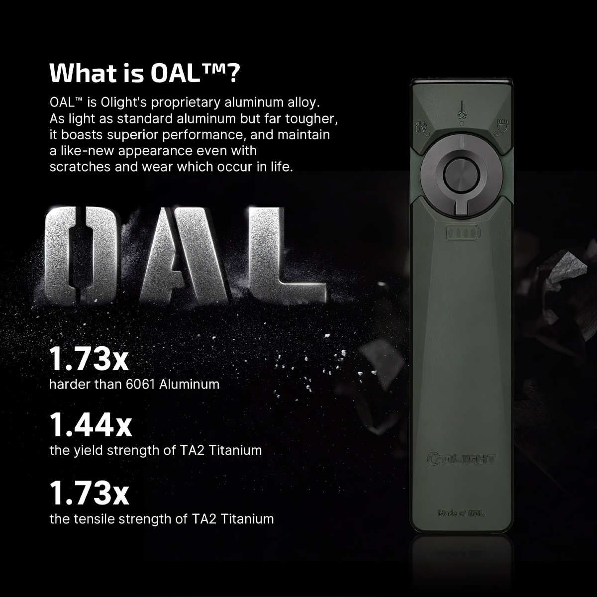 Olight Đèn Pin Bỏ Túi 3 Trong 1 Arkfeld Ultra O-aluminum Exclusive Material