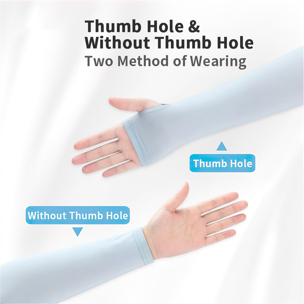 Naturehike Ống Găng Tay Xỏ Ngón Chống Nóng ( UPF50+ Fingerless sun protection sleeves ) Cắm Trại