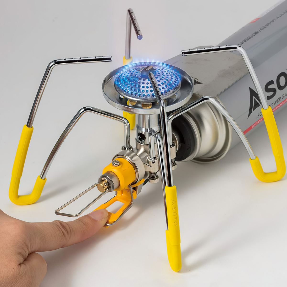 Phụ Kiện Cắm Trại Chân Cao Su Chống Trượt Giúp Việc Sử Dụng Bếp Gas Soto St-310 ( Bếp Nhện )