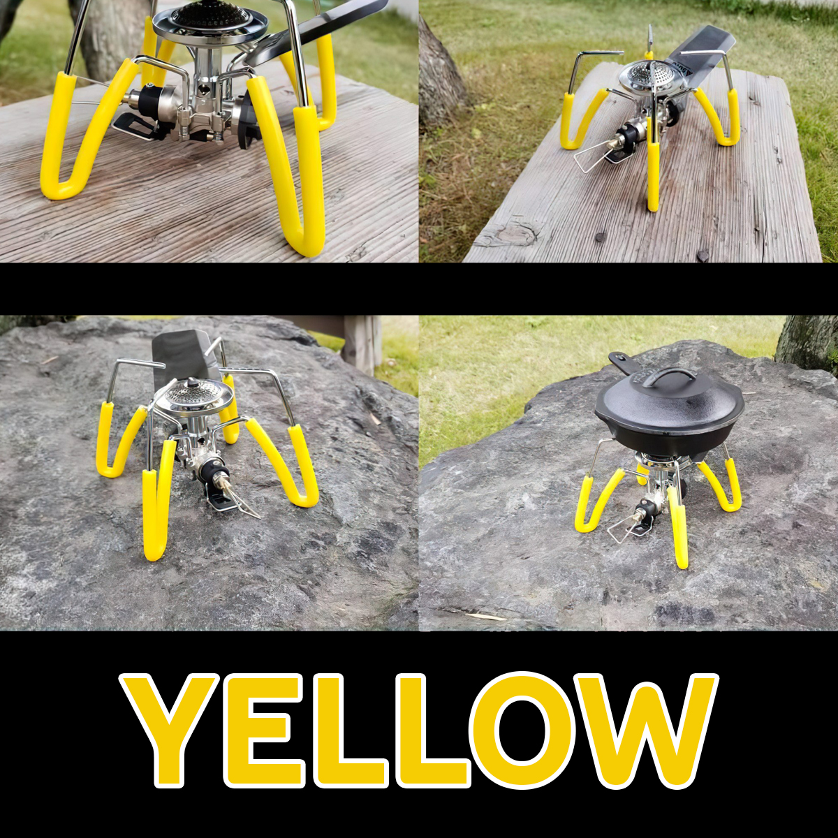 Phụ Kiện Cắm Trại Chân Cao Su Chống Trượt Giúp Việc Sử Dụng Bếp Gas Soto St-310 ( Bếp Nhện )