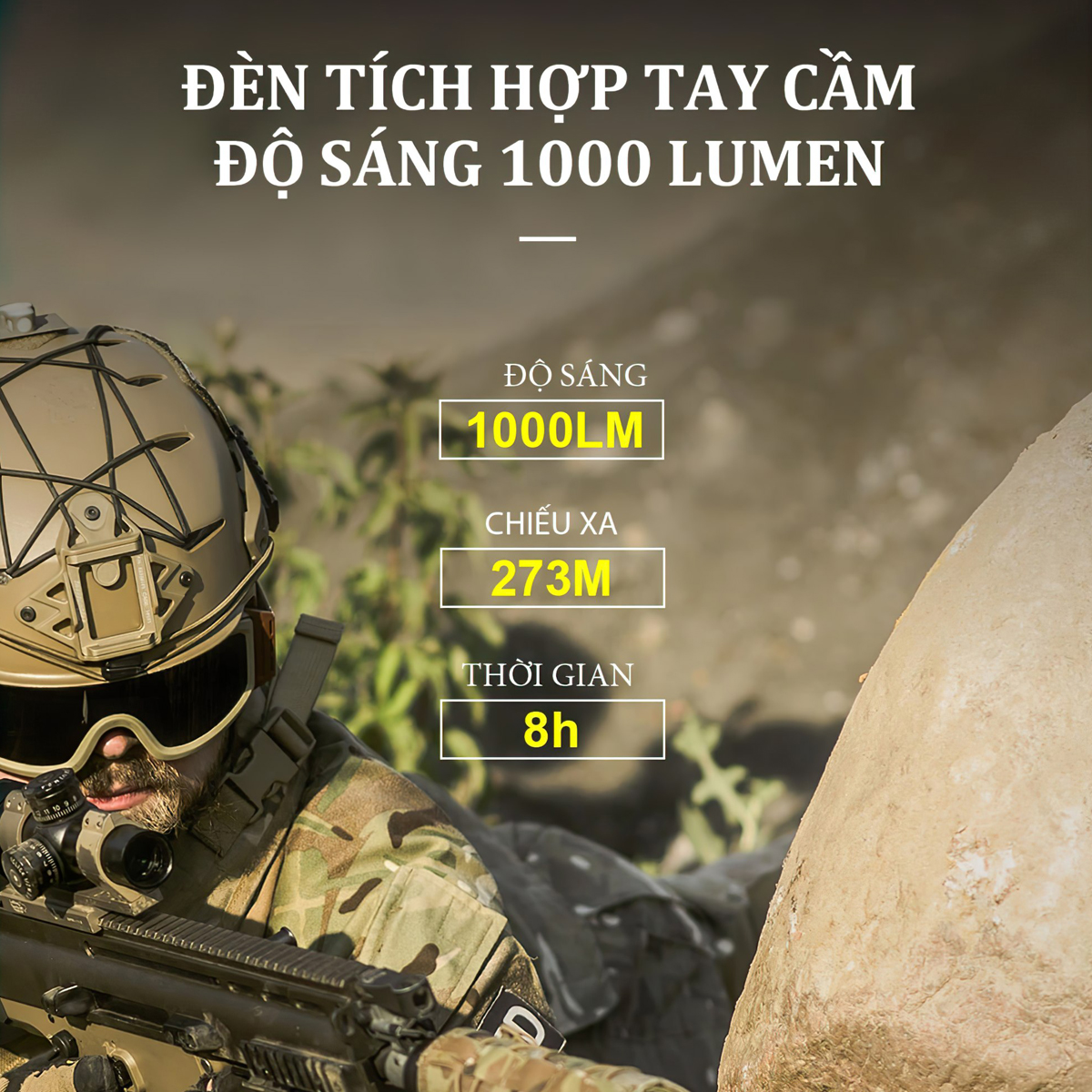 Phụ Kiện Chuyên Dụng KLARUS VGLSáng 1000 Lumen Chiếu Xa 273M