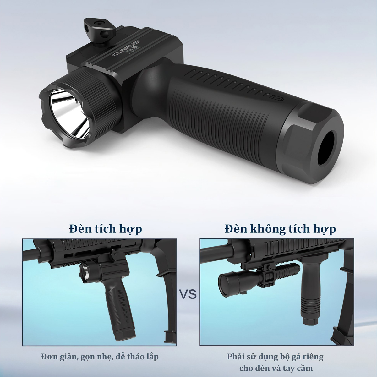 Phụ Kiện Chuyên Dụng KLARUS VGLSáng 1000 Lumen Chiếu Xa 273M