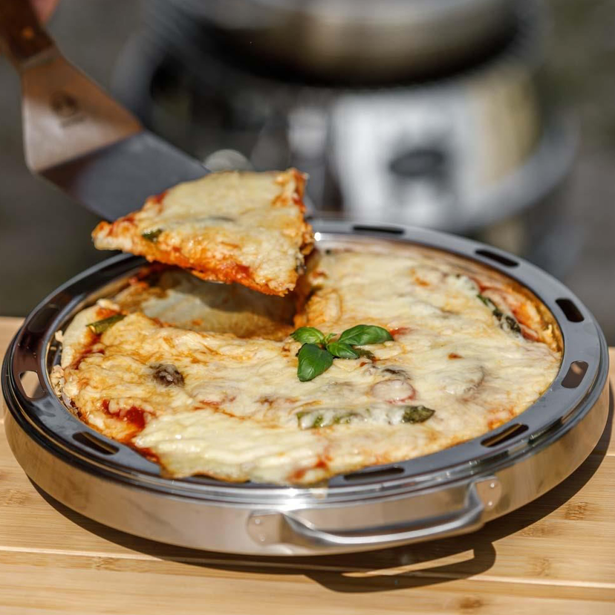 Petromax Camp Oven Bake Phụ Kiện Khay Nướng Nồi Nướng Nhiệt Cắm Trại Đa Năng