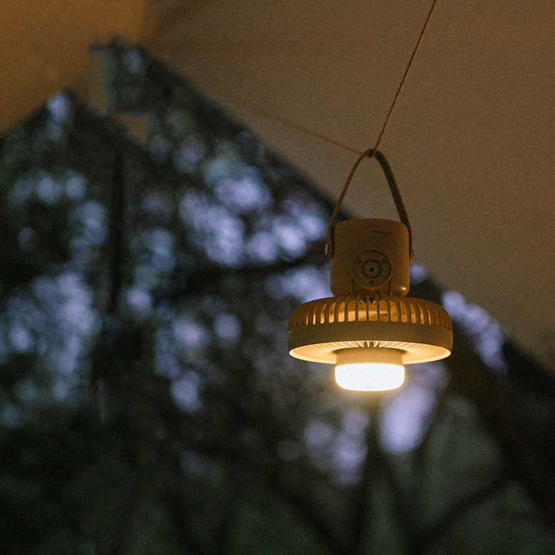 Naturehike NH22ZM001 Quạt cắm trại kèm đèn lều