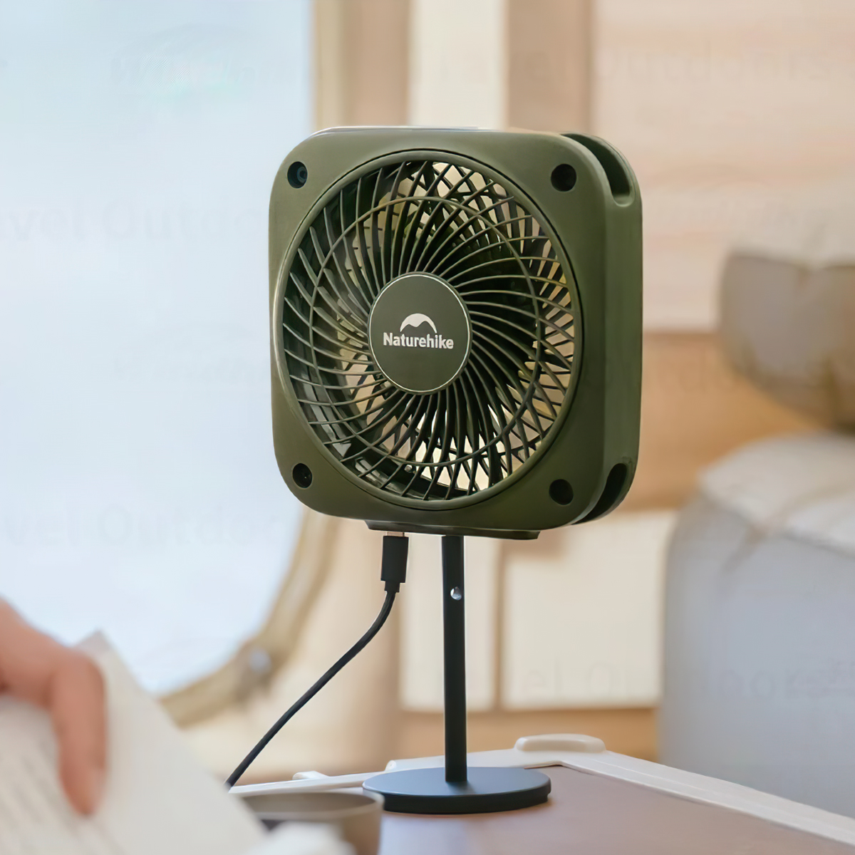 Naturehike CNK2300DQ018 Quạt Mini Cắm Trại (không pin)