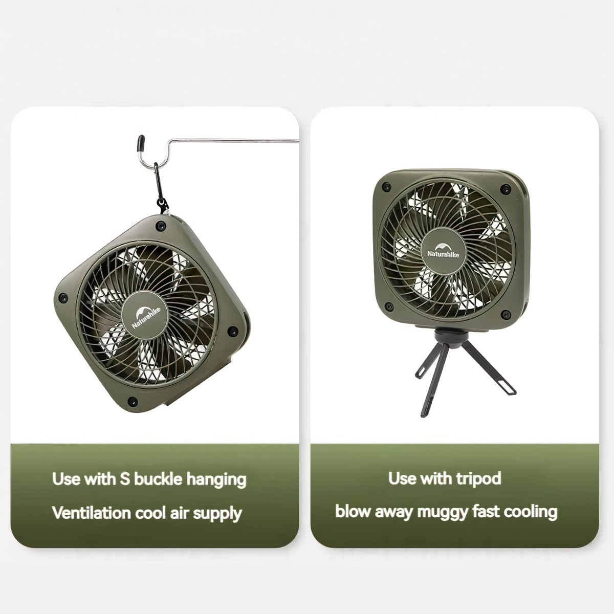 Naturehike CNK2300DQ018 Quạt Mini Cắm Trại (không pin)