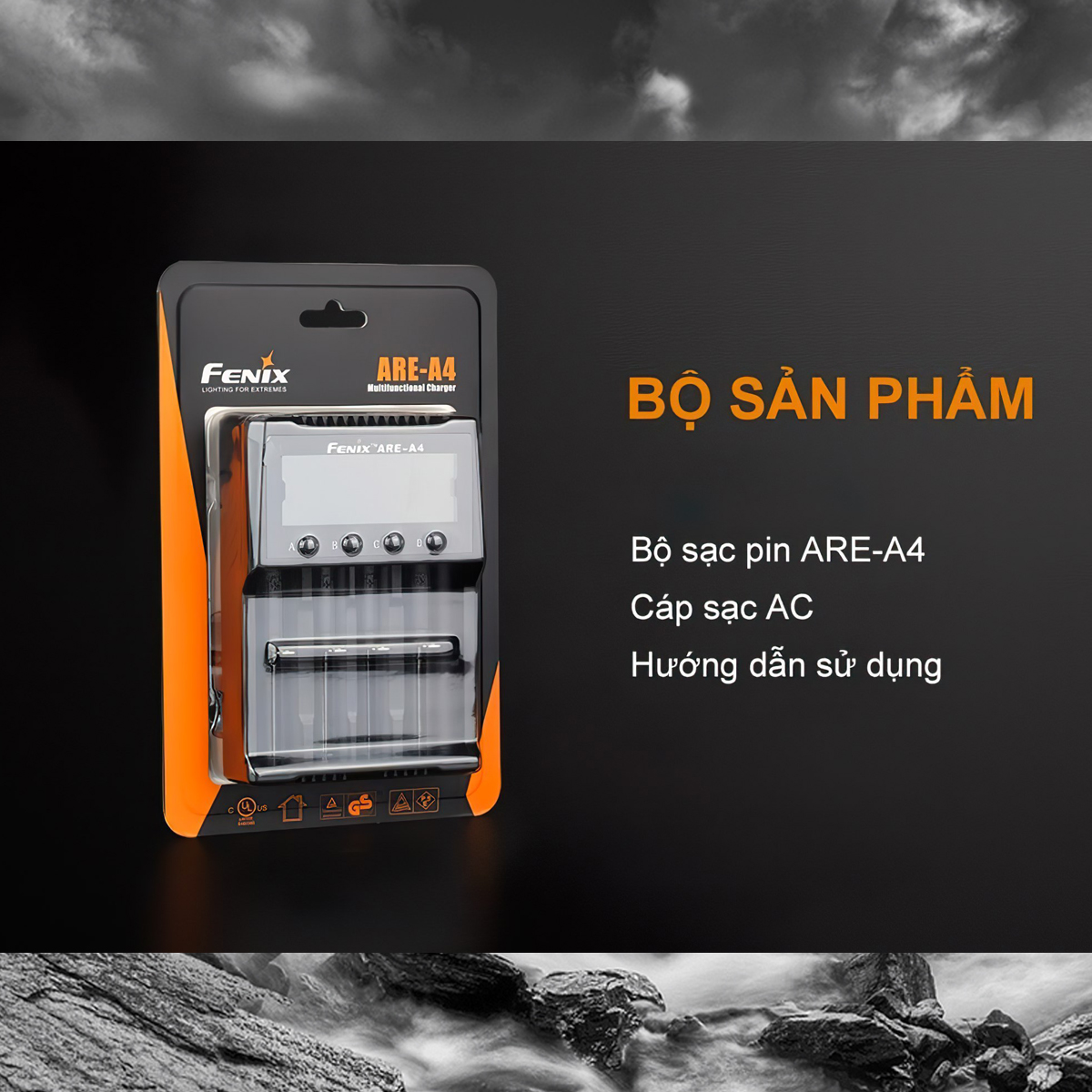 Fenix Are-A4 Sạc Pin Cắm Trại