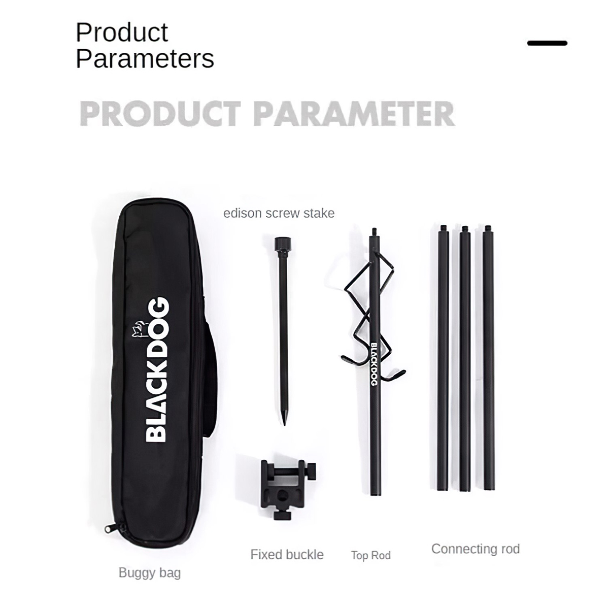 BlackDog BD-DJ001 Sào Treo Đèn Cắm Trại