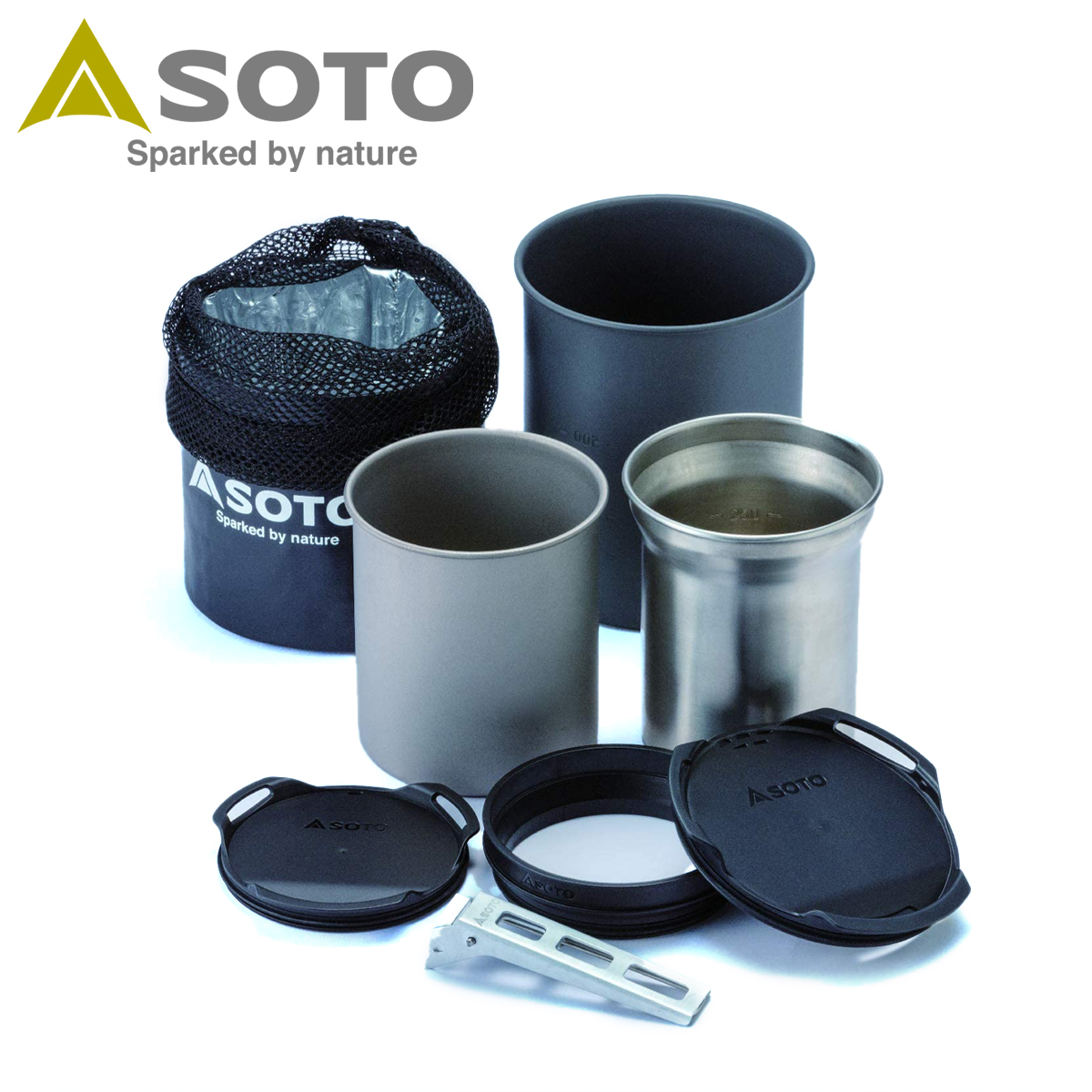 Set Đồ Nấu Đa Năng  Cắm Trại Du Lịch Soto Thermostack Combo Cookset