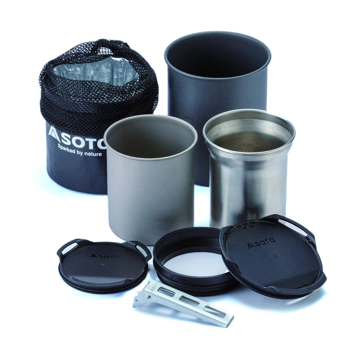 Set Đồ Nấu Đa Năng  Cắm Trại Du Lịch Soto Thermostack Combo Cookset