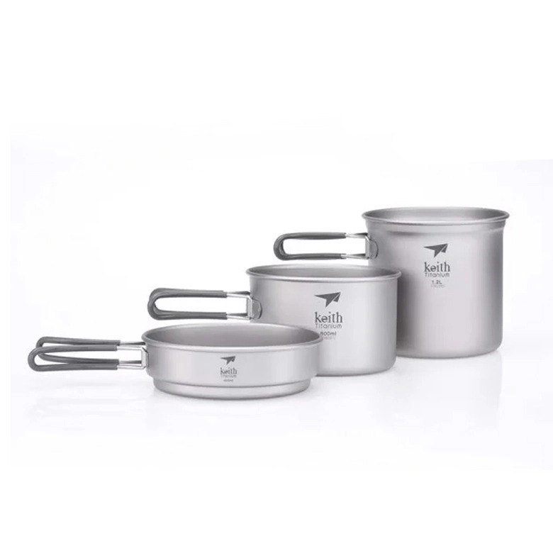Bộ Nồi Cắm Trại Keith Titanium Casserole
