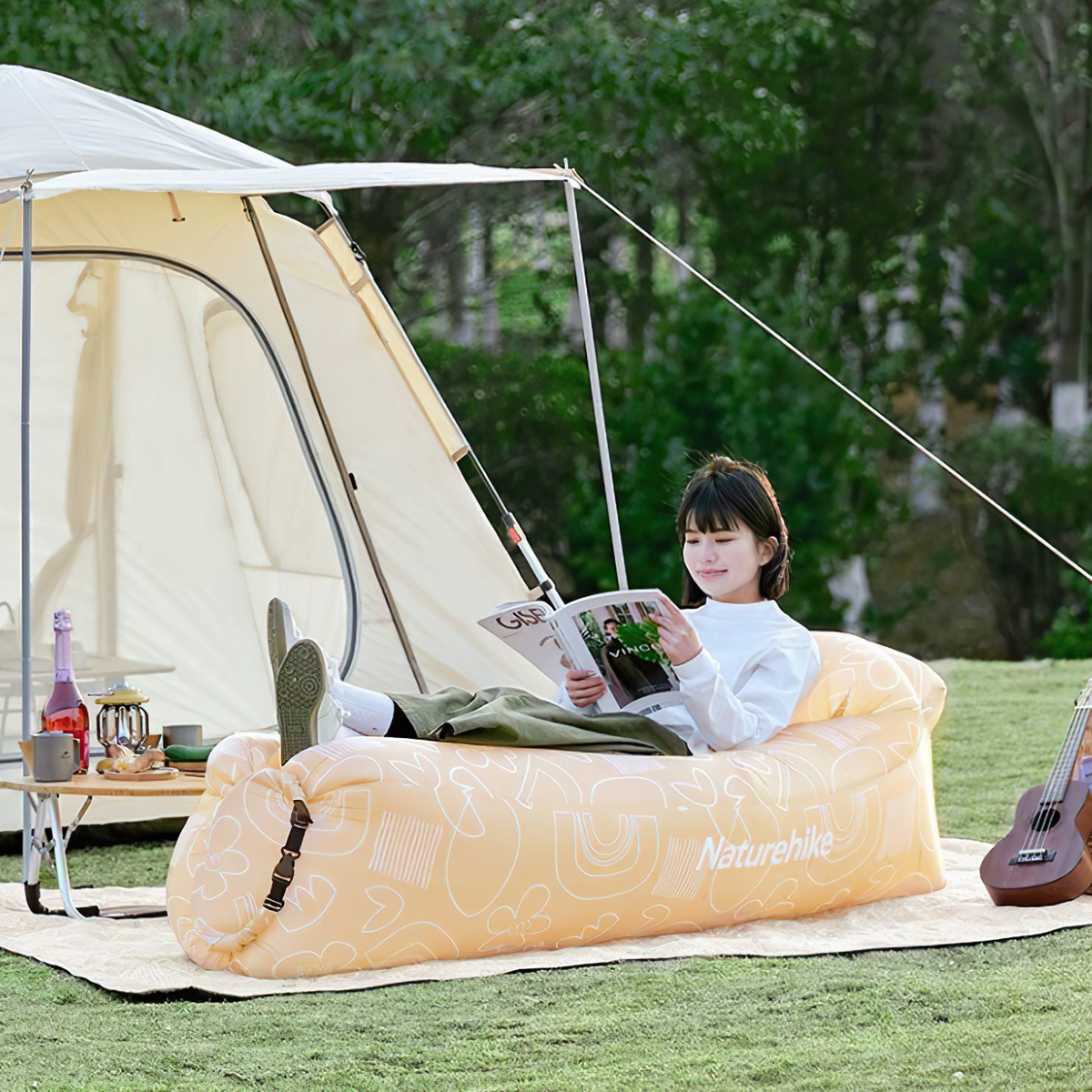 Naturehike CNH22DZ022 Sofa Bơm Hơi Xếp Gọn Cắm Trại