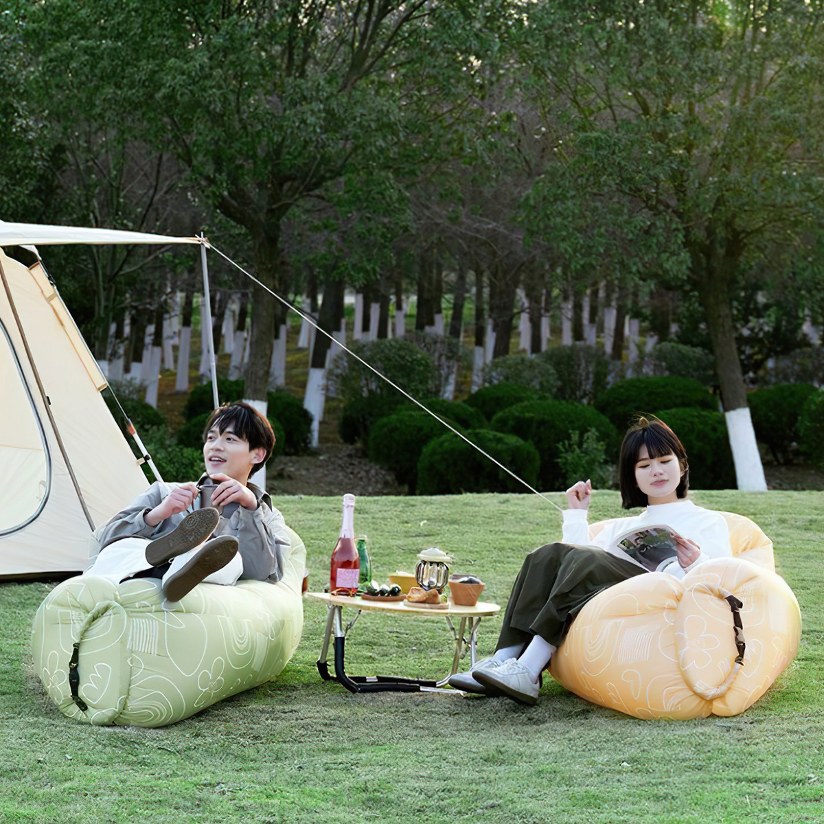 Naturehike CNH22DZ022 Sofa Bơm Hơi Xếp Gọn Cắm Trại