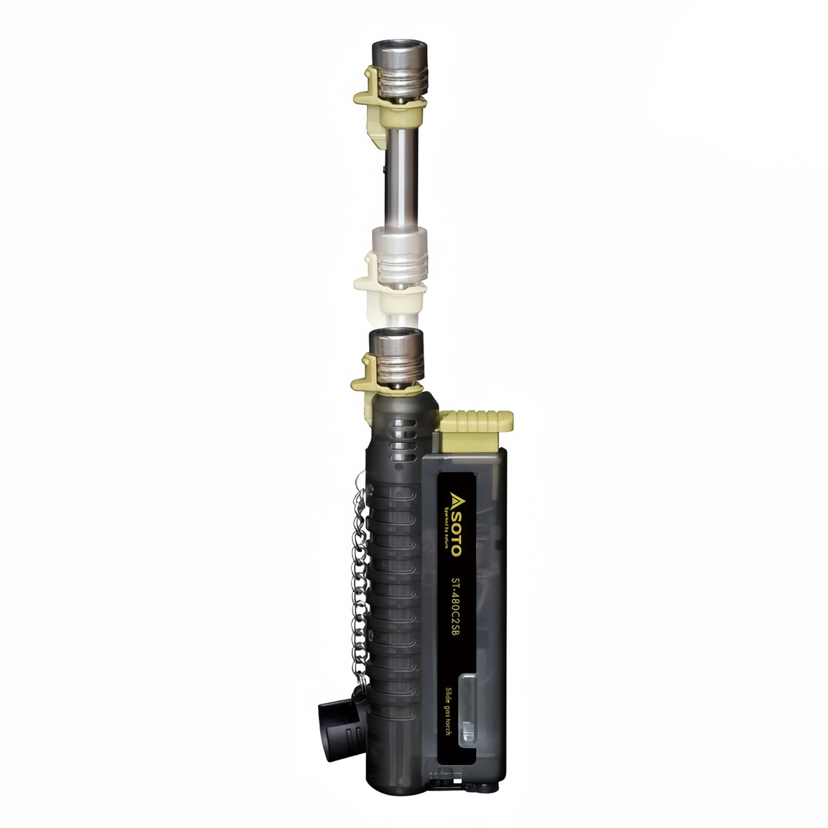 Soto Bật Lửa Khò Kéo Dài Cắm Trại Slide Gas Torch Skeleton Black ST-480C2SB