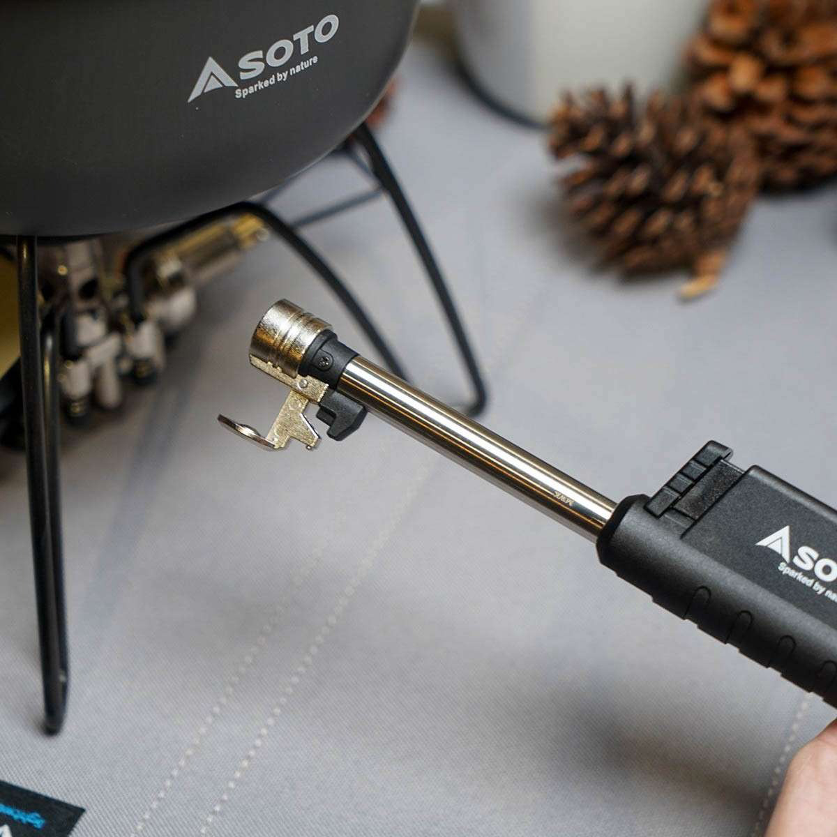 Soto ST-487 Bật Lửa Cắm Trại Sliding Gas Torch