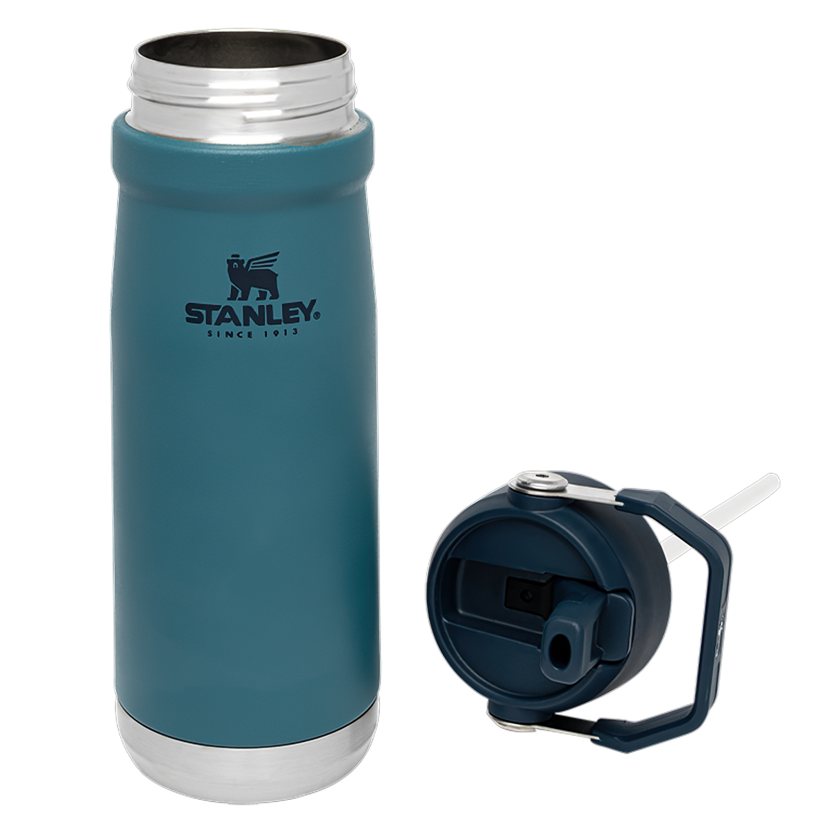 Bình Giữ Nhiệt Cắm Trại Stanley Insulated Iceflow Flip Straw Water Bottle 650Ml