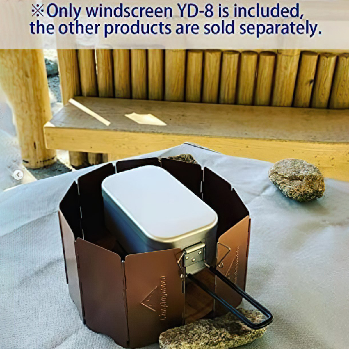 Campingmoon Yd-8 Tấm Chắn Gió Bếp Cắm Trại