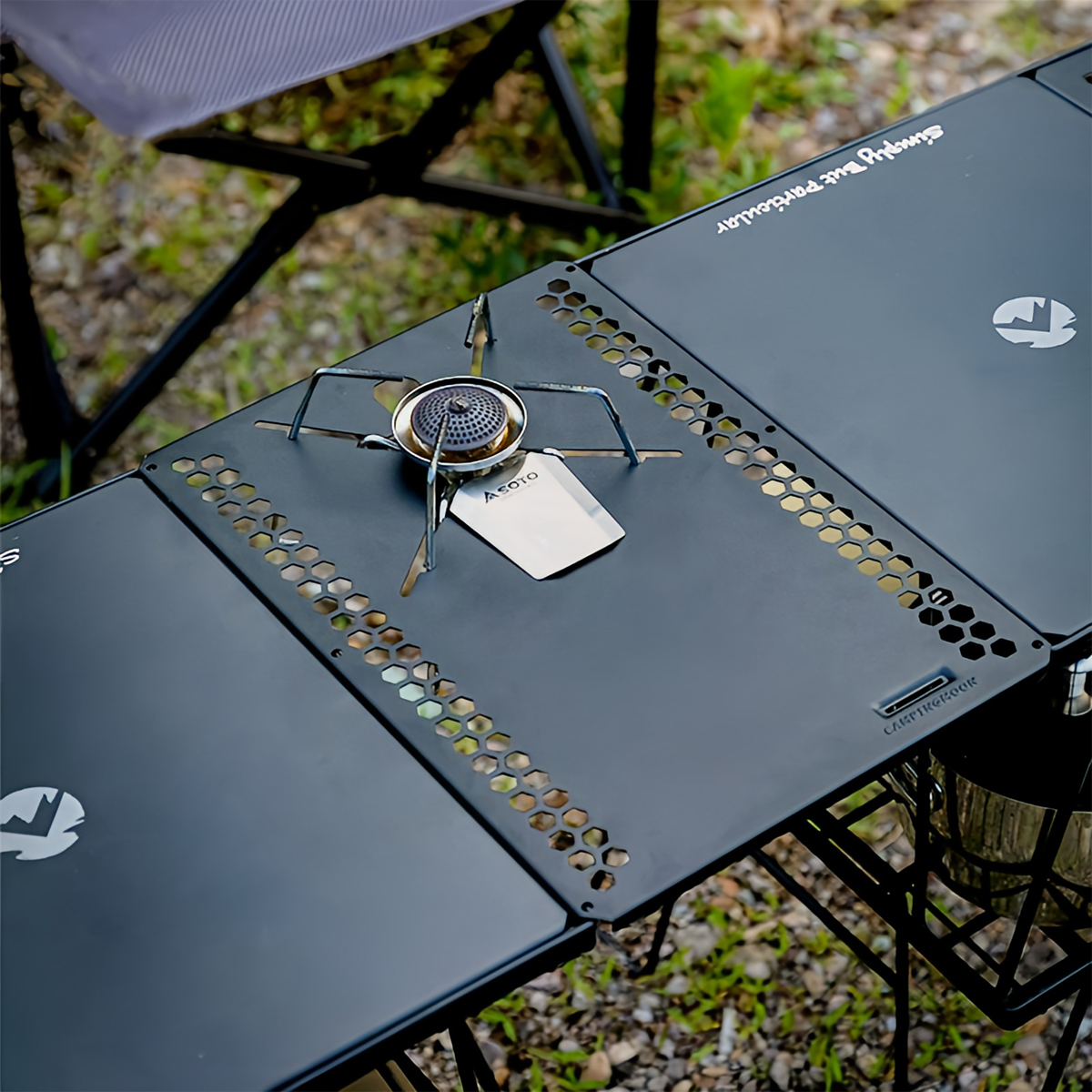 Campingmoon Tấm Pallet Cho Bếp Gas Chân Nhện Đa Năng GT36