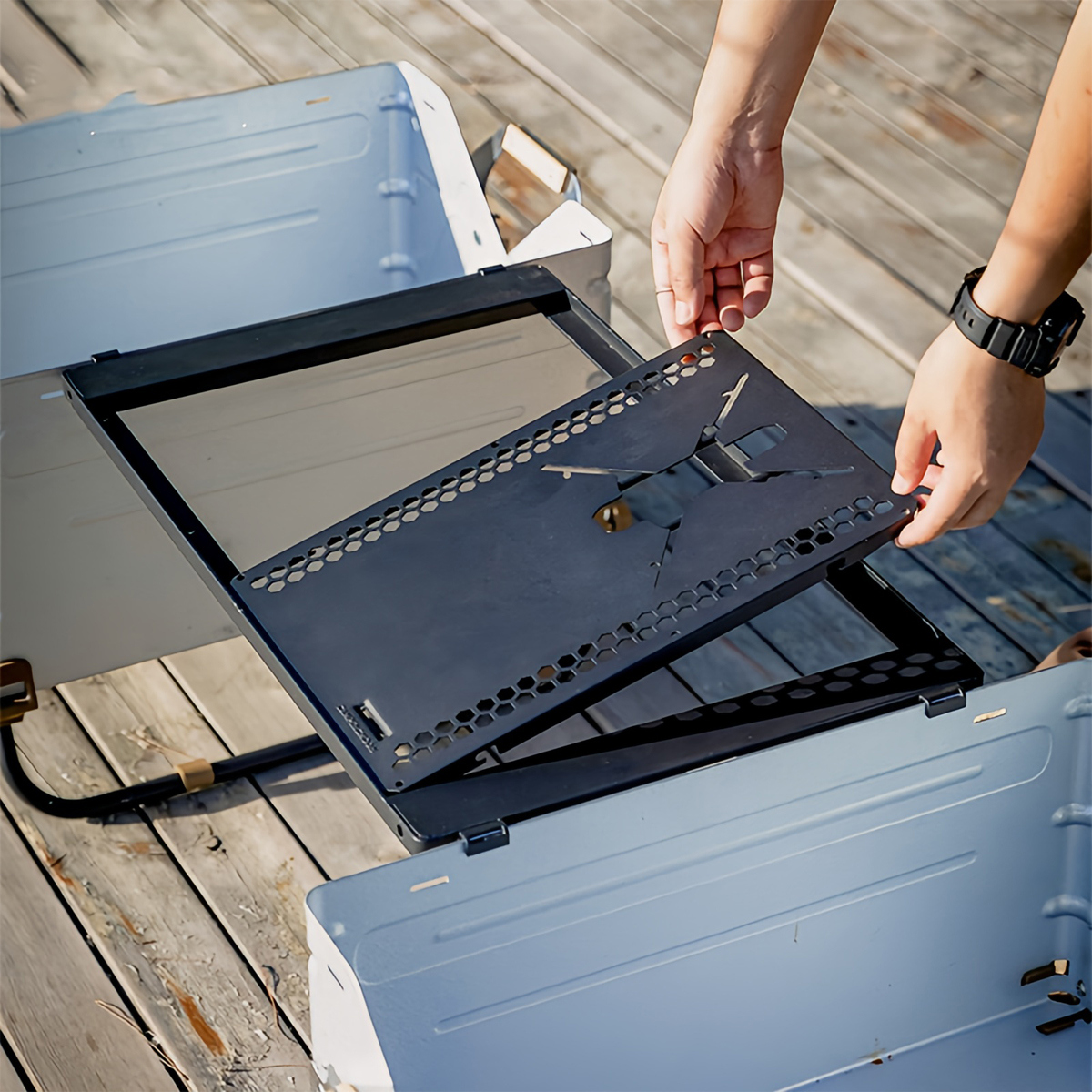 Campingmoon Tấm Pallet Cho Bếp Gas Chân Nhện Đa Năng GT36