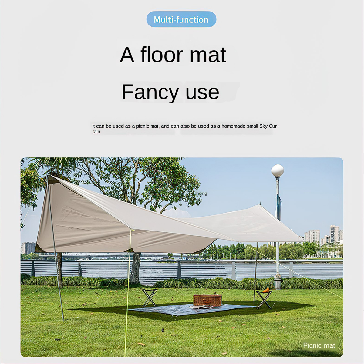 Tấm Trải Lều Cách Nhiệt Naturehike Pe Aluminum Foil Moisture-Proof Pad