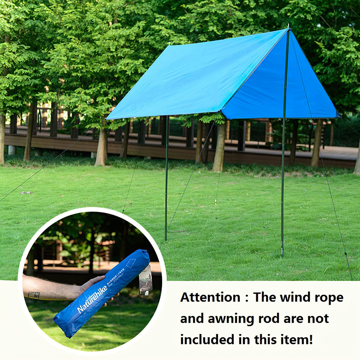 Tăng Bạt Cắm Trại Naturehike Oxford Cloth 2Man Mat