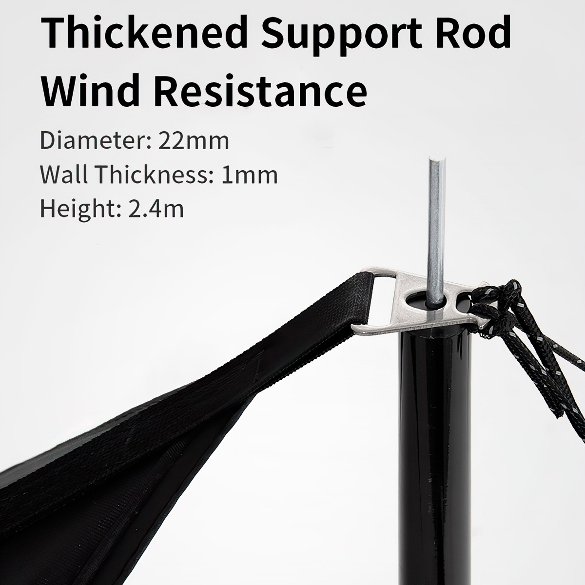 Tăng Cắm Trại Du Lịch Phủ Bạc Lục Giác Blackdog Hexagon Tarp Silver Coated