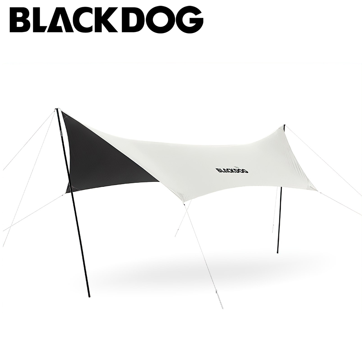 Tăng Cắm Trại Du Lịch Phủ Bạc Lục Giác Blackdog Hexagon Tarp Silver Coated