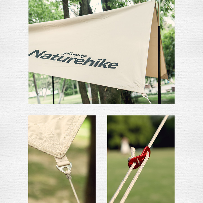 Naturehike NH20TM003  Tăng Lều Cắm Trại Cotton Tarp Tent