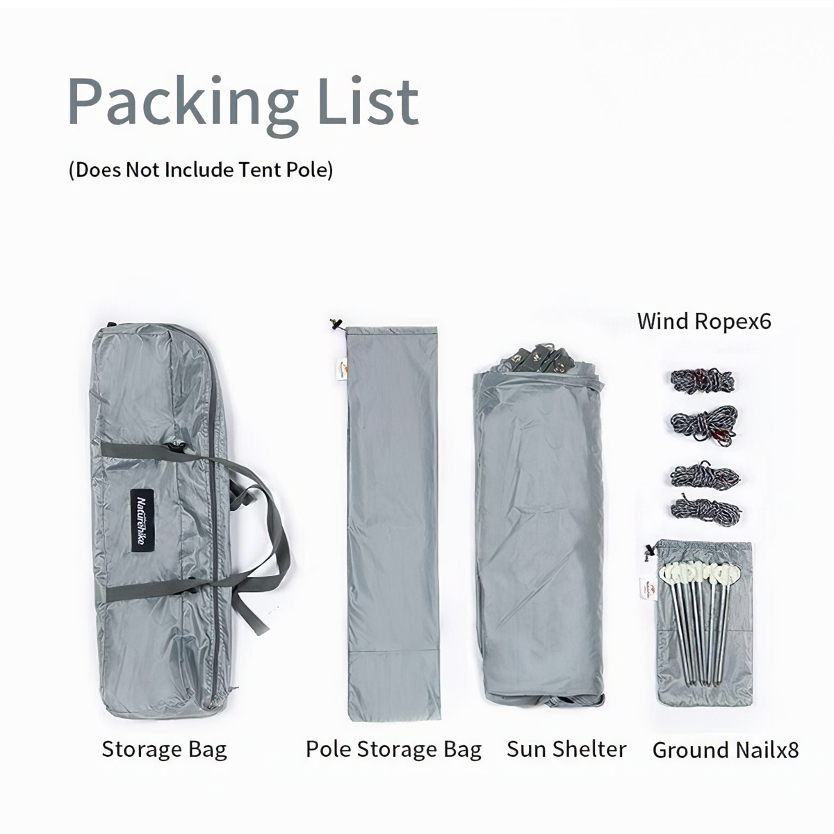 Naturehike NH20TM087 Tăng Lều Lục Giác Cho 6 – 8 người